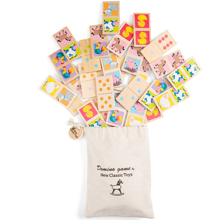 Domino spel - dieren